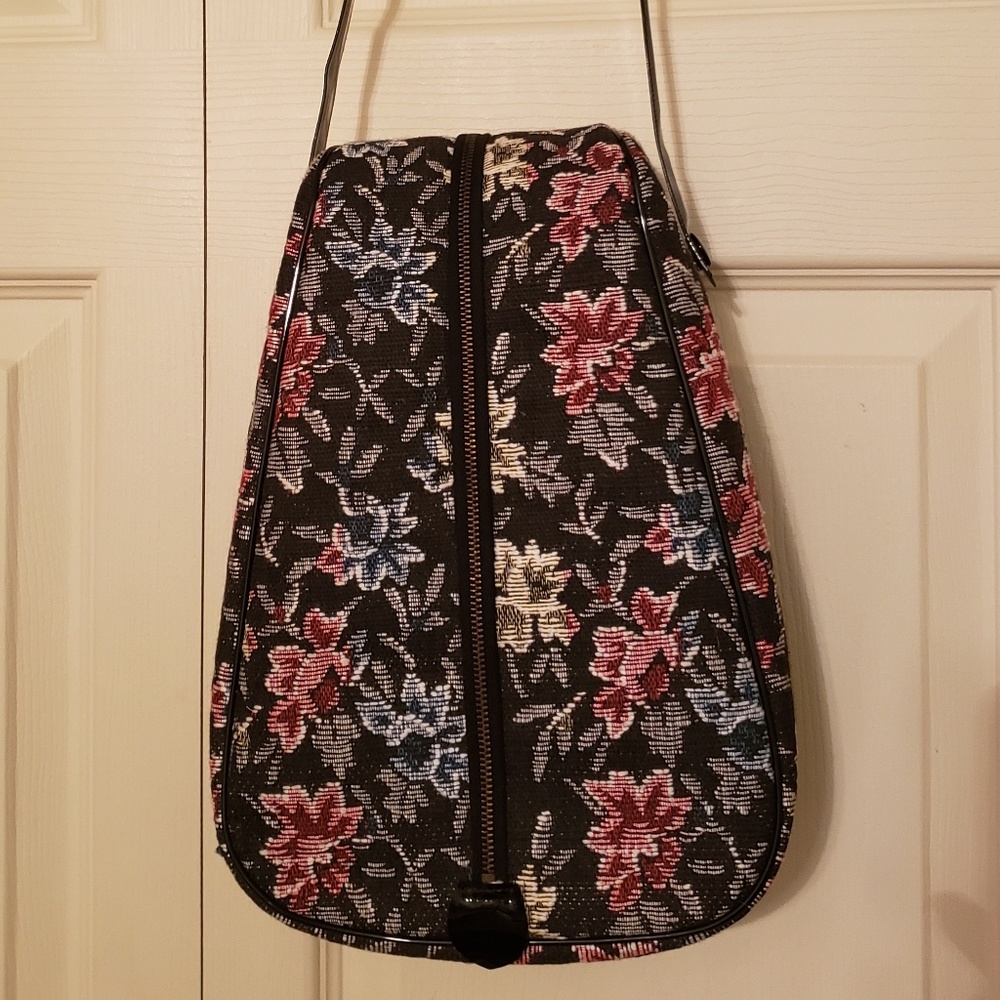 Vintage Floral Carpet Shoe Bag (Tapestry Bag) (popular in 60s)